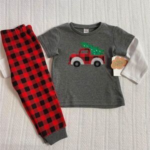 BABY ESSENTIAL Boys 18M Chirstmas 2 pc Outfit
